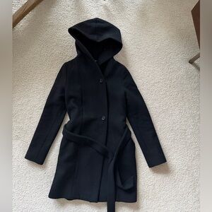 Aritzia Wilfred Elegant Black Coat